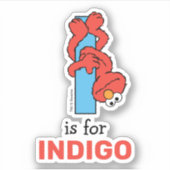 Sticker Elmo Alphabet | I Bleu (Devant)