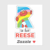 Sticker Elmo Alphabet | R arc-en-ciel (Feuille)