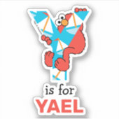Sticker Elmo Alphabet | Yacht Y (Devant)