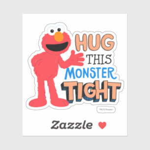 Sticker Elmo   Enserrez ce monstre serré