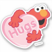 Sticker Elmo "Hugs" Valentine Heart Candy (Devant)