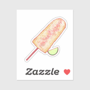 Sticker Elote Mexicaine style rue Corn On the Cob