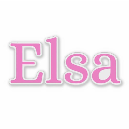Sticker Elsa (Devant)