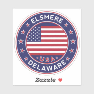 Sticker Elsmere Delaware, Elsmere