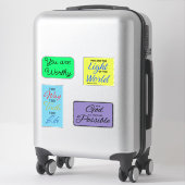 Sticker Emballage chrétien inspirant (Sur valise)