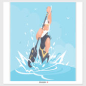 Sticker Embarquement Standup (Feuille)