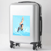 Sticker Embarquement Standup (Sur valise)