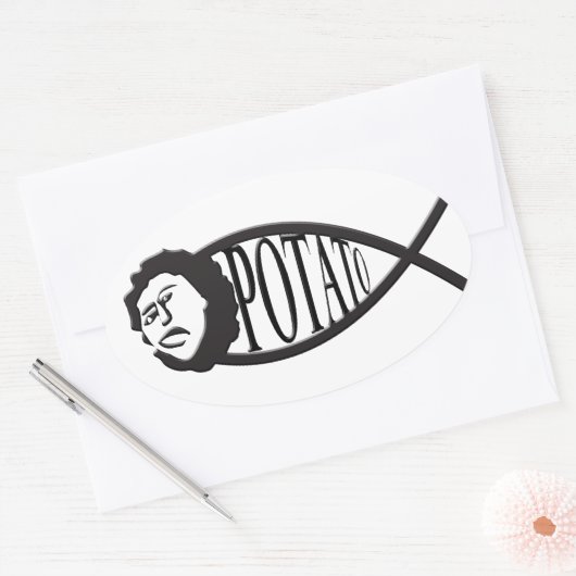 Sticker Emblem Potato Jesus Potato (Enveloppe)