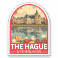 Emblème de La Haye Pays-Bas Travel Art