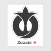 Sticker Emblème de la préfecture d'Aichi, Japon (Feuille)