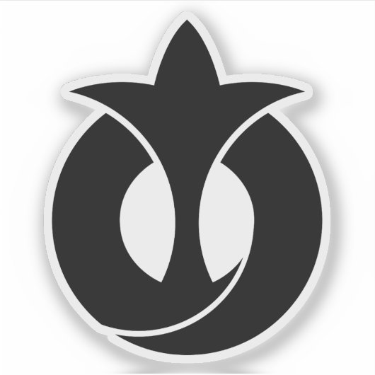 Sticker Emblème de la préfecture d'Aichi, Japon (Devant)