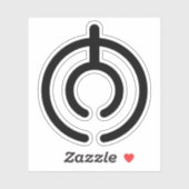 Sticker Emblème de la préfecture d'Oita, Japon (Feuille)