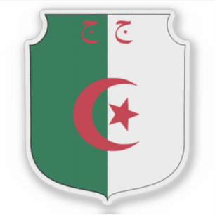 Sticker Emblème de la République d'Algérie (1962-1971)