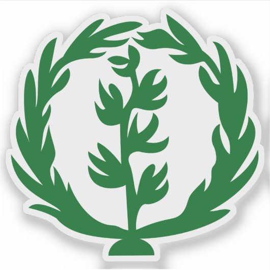 Sticker Emblème de l'Érythrée (1952-1962) (Devant)