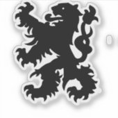 Sticker Emblème du Lion flamand (Devant)