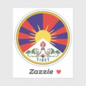 Sticker Emblème du Tibet (Feuille)
