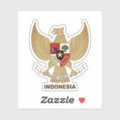Sticker Emblème national indonésien (Feuille)