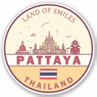 Emblème Skyline Pattaya Thaïlande City