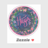 Sticker Embranchements Inspirer un joli MOT d'Inspirété (Feuille)