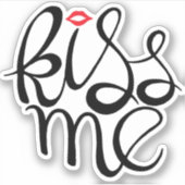 Sticker Embrasse-moi (Devant)