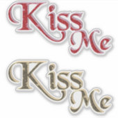 Sticker Embrasse-moi x 2 (Devant)