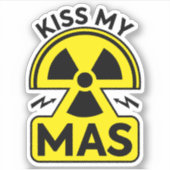 Sticker Embrasse mon mAs (Devant)