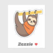 Sticker Embrassement sur branche avec orange (Feuille)