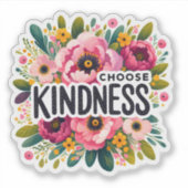 Sticker Embrasser la gentillesse à travers l'art floral vi (Devant)