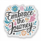 Sticker Embrassez Le Voyage (Devant)