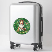 Sticker Embrassez-moi, je suis Irlandais (Sur valise)