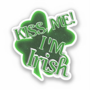 Sticker Embrassez-moi ! La Saint-Patrick