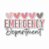 Sticker Emergency Department (Devant)