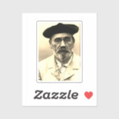 Sticker Émile Zola, v. 1902 (Feuille)