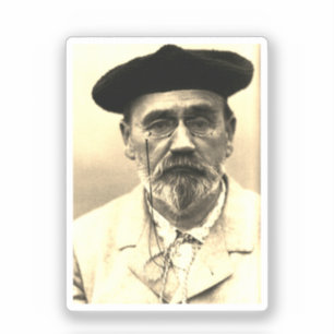Sticker Émile Zola, v. 1902