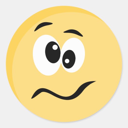 Sticker Emoji avec un visage heureux (Devant)