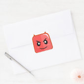 Sticker Emoji Devil Red Angry Face (Enveloppe)