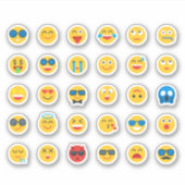 Sticker Emoji mignon et drôle (Devant)