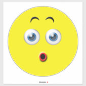 Sticker Emoji surpris (Feuille)