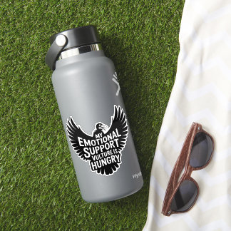 Sticker Emotional Support Vulture Funny Mental Health Meme