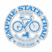 Sticker Empire State Trail (cyclisme) (Devant)
