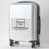 Sticker Emplacement commercial sur grand rectangle gris Vi (Sur valise)