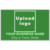 Sticker Emplacement commercial sur grand rectangle vert Vi (Devant)