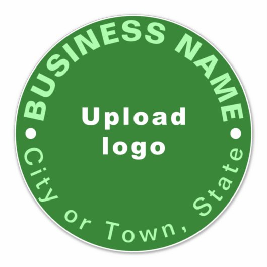 Sticker Emplacement de l'entreprise sur bâtonnet de vinyle (Devant)