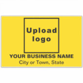 Sticker Emplacement de l'entreprise sur grand rectangle ja (Devant)