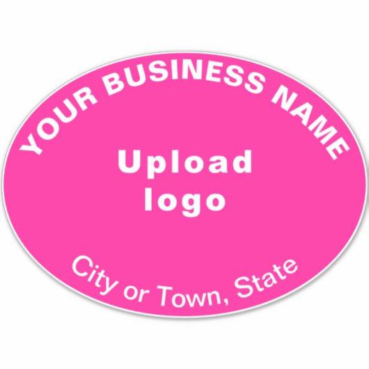 Sticker Emplacement de l'entreprise sur rose grande forme (Devant)