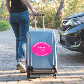Sticker Emplacement de l'entreprise sur rose grande forme  (Valise Insitu)