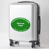 Sticker Emplacement de l'entreprise sur Vert Grande Forme (Sur valise)
