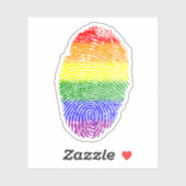 Sticker Empreinte de fioritures (Feuille)