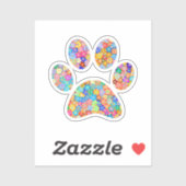 Sticker Empreinte de patte (Feuille)