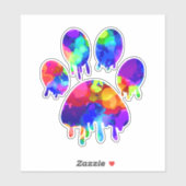 Sticker Empreinte de patte (Feuille)